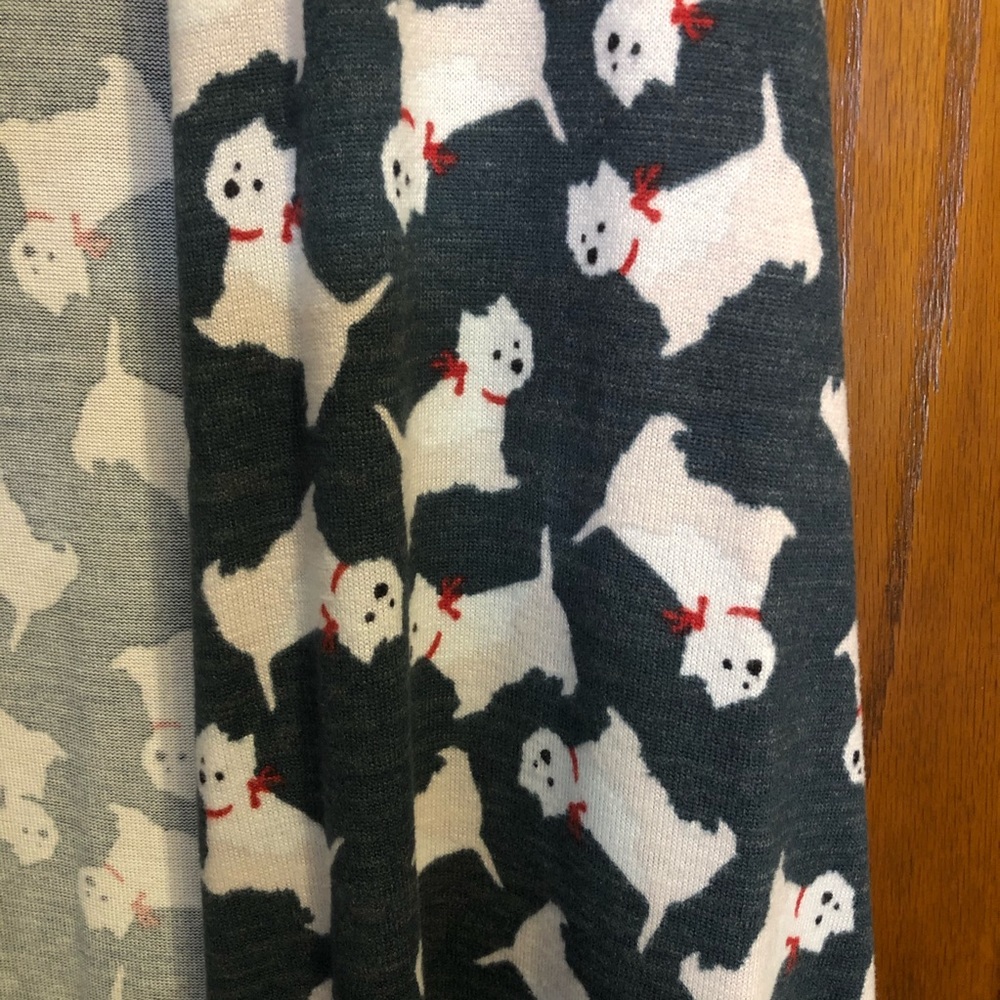 LuLaRoe Joy NWT size L ***UNICORN*** Westie Dogs!